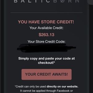 Baltic Born Store Credit